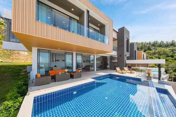 Вилла HR6482, Chaweng Noi Beach, 3 спален